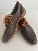 FRETZ men GORE-TEX Herrenschuhe Leder Gr. 43 (9) braun/orang