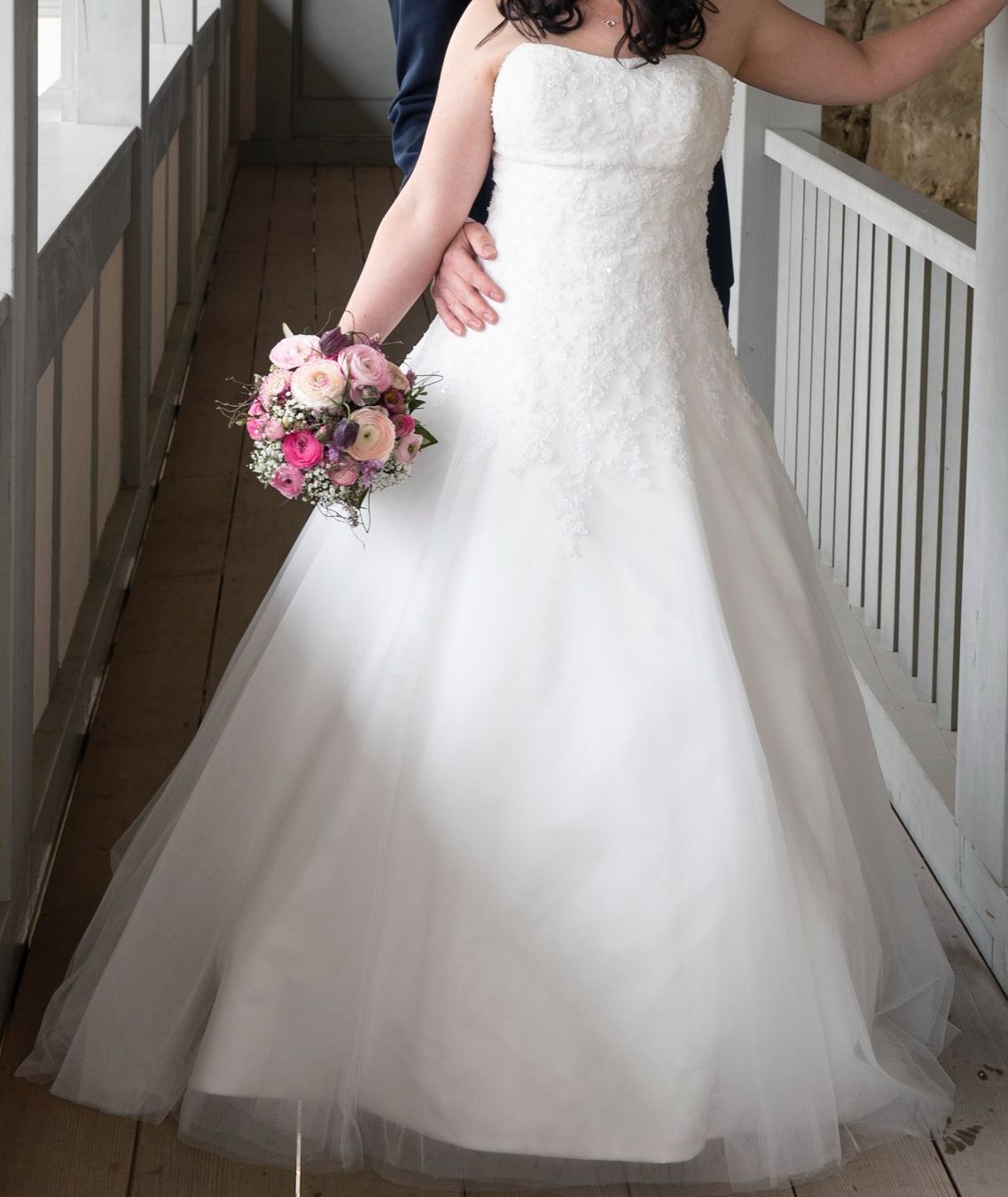 Vestiti: Hochzeitskleid A-Linie – Usato da Gränichen venduto da nibadu