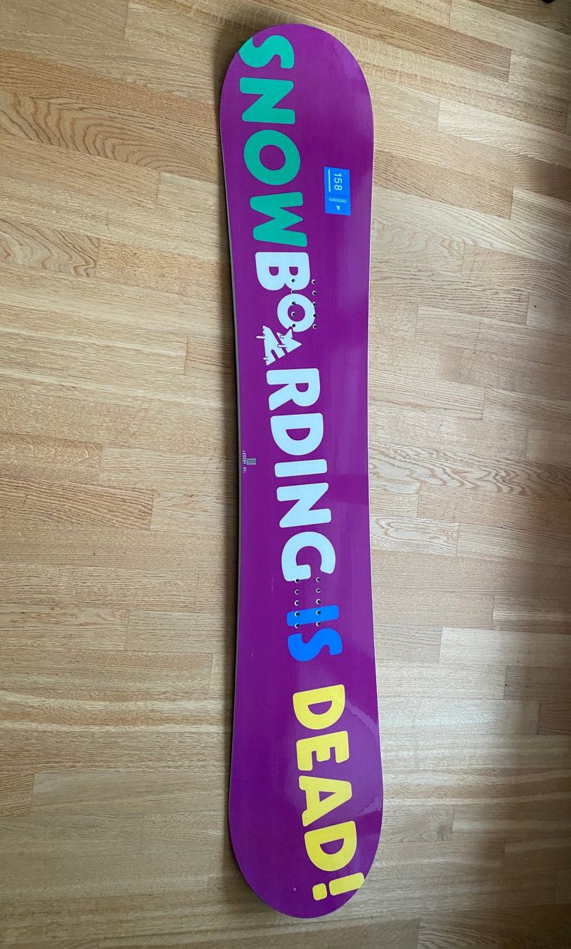 Board: Zimstern "Snowboarding is dead ... not" 158 - neu – Usato da Binningen venduto da Sheeep