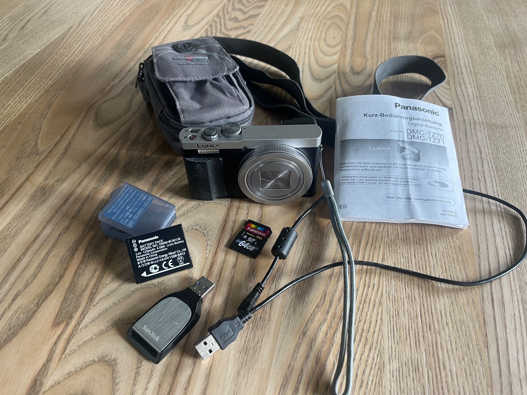Panasonic Fotocamera: Panasonic Lumix DMC-TZ71, Digitalkamera – Usato da Winkel venduto da hei_gxk6