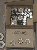 Gewinde Mutter M16 Edelstahl V2A 100St. +1Gew.Stange M16/M10