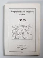 Topographische Karte der Schweiz 1:100 000, Bern, 1949