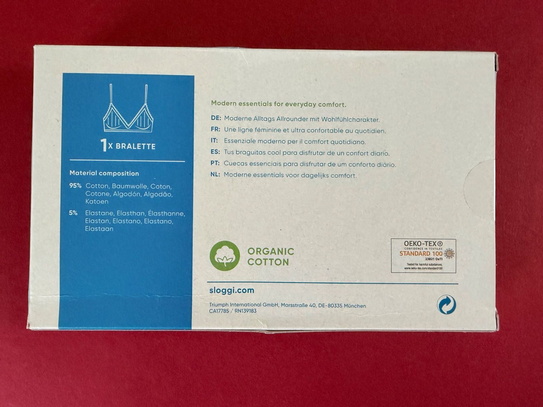 Sloggi Altra biancheria intima: SLOGGI, Bralette GO RIBBED, Grösse S, Farbe Hellbraun – Nuovo e nell'imballaggio originale da Rudolfstetten venduto da gst_g7xl 2