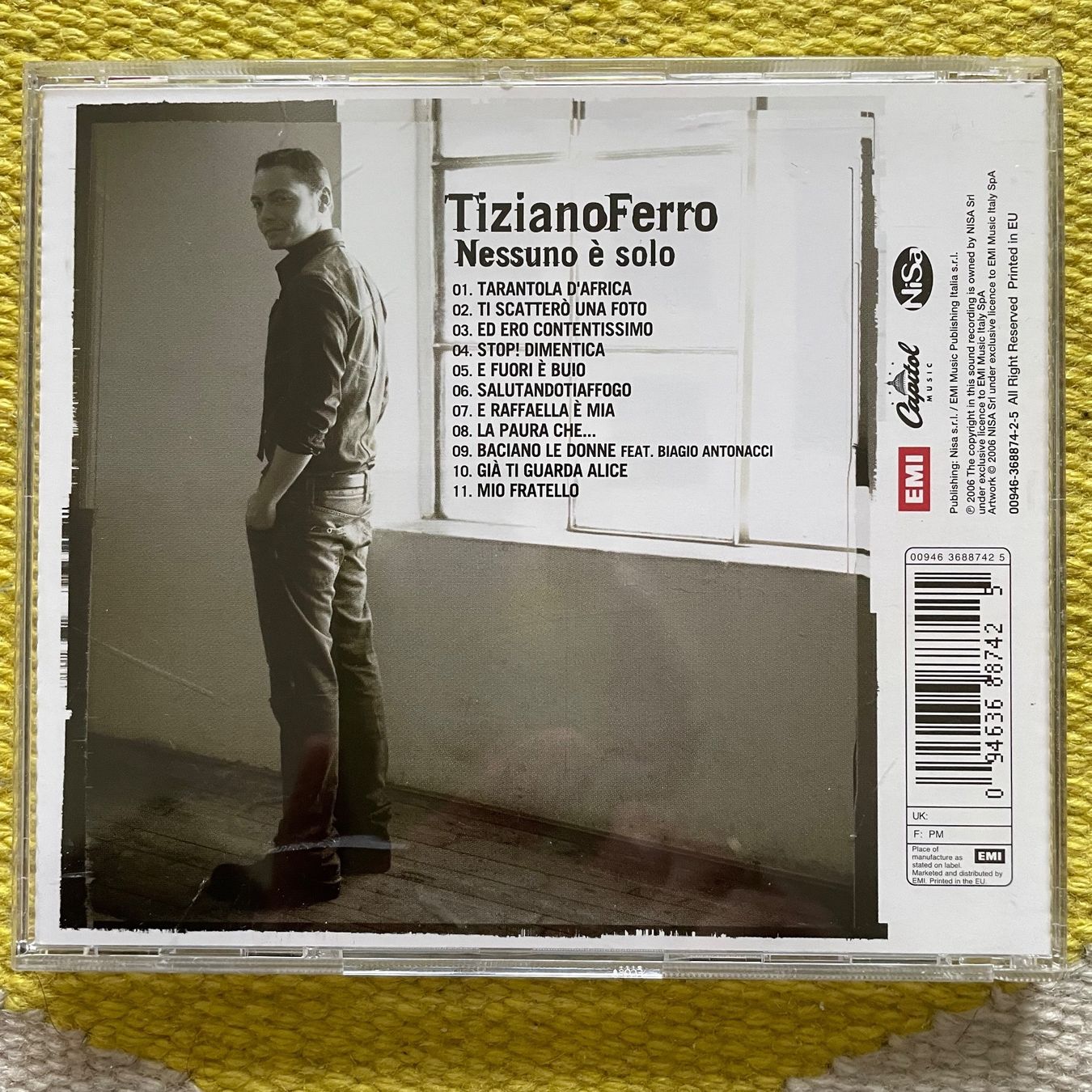 CDs: TIZIANO FERRO-NESSUNO È SOLO – Gebraucht aus Rorschacherberg von CD-Roli 1