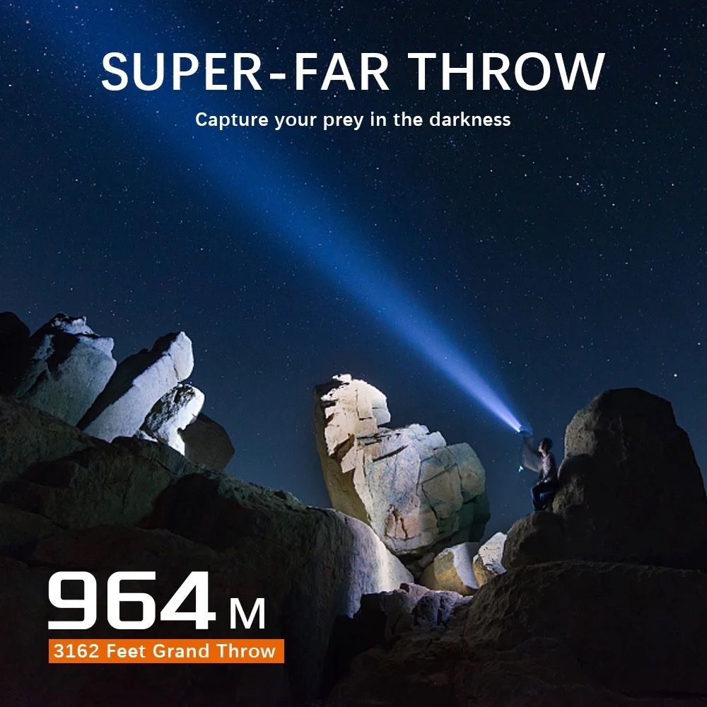 Lampade: Sofirn SF26 Thrower mit 964m Reichweite – Nuovo e nell'imballaggio originale da Arbon venduto da Helmuth 7