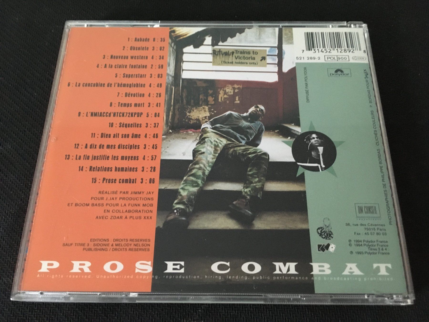 CD: MC Solaar - Prose Combat -CD- – Usato da St.Gallen venduto da MedienJoe 2
