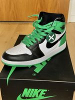 Air Jordan 1 Mid SE Verde Schwarz Weiss Grösse 42.5