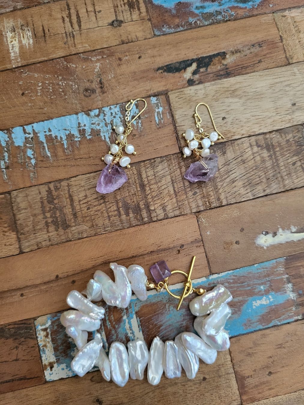 Orecchini pendenti & Orecchini a lobo: Parure boucles d'oreilles et bracelet  – Nuovo (secondo la descrizione) da Aproz (Nendaz) venduto da mar_zxm9