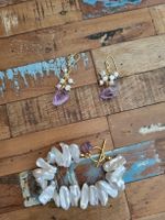 Parure boucles d'oreilles et bracelet 
