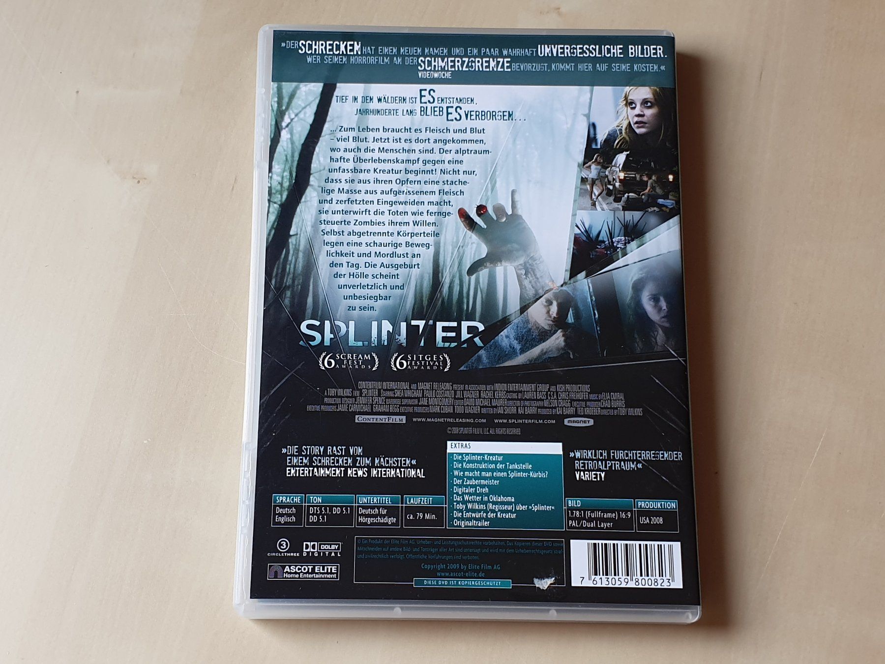 Tutti i DVDs: Splinter – Usato da Stansstad venduto da collectorsshop 1