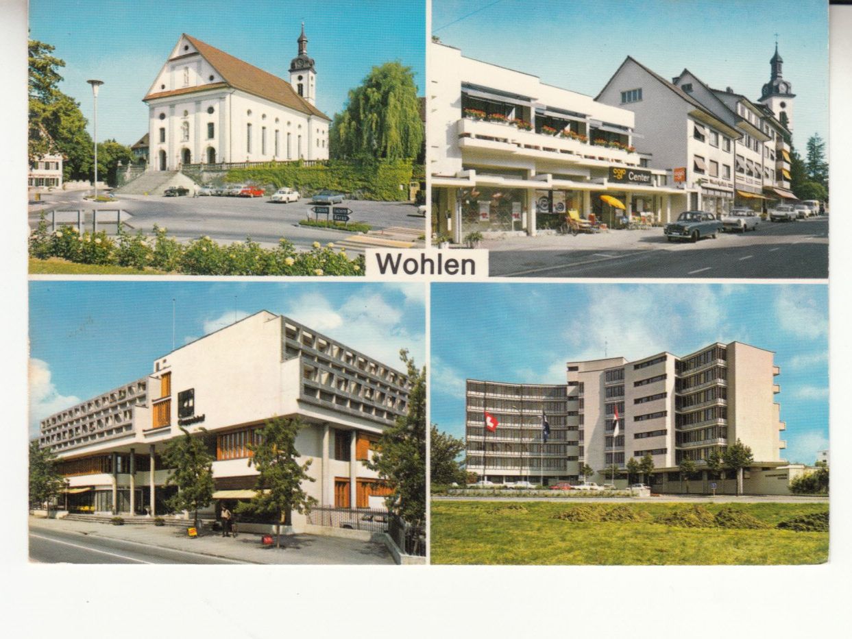 Cartoline postali: Wohlen ca. 1970 – Usato da Bürglen TG venduto da StampGraf