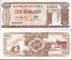 GUYANA - LOT 10 - 100 DOLLAR  1996 - 2016 - UNZIRKULIERT