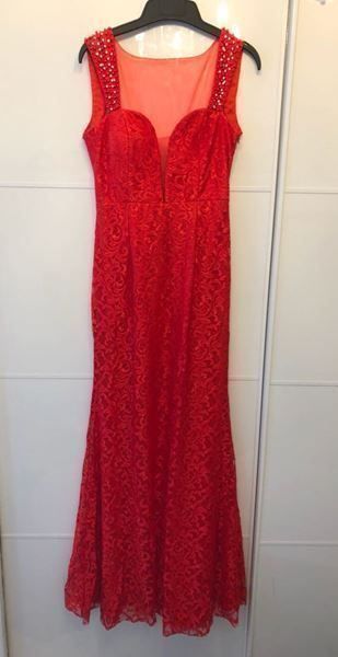 Vestiti: Wunderschönes Abendkleid rot Spitze Gr S – Nuovo e nell'imballaggio originale da Füllinsdorf venduto da Sunnebliemli7