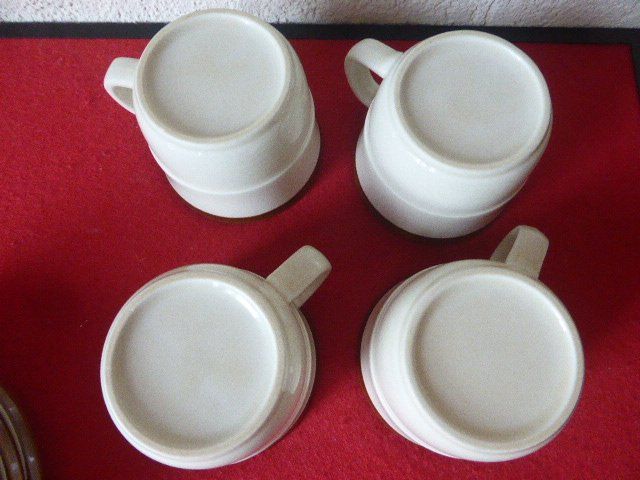 Tassen: Rössler 4 Kaffee/Milch Tassen mit Untertellerli – Gebraucht aus Hitzkirch von kleinerbaer01 2