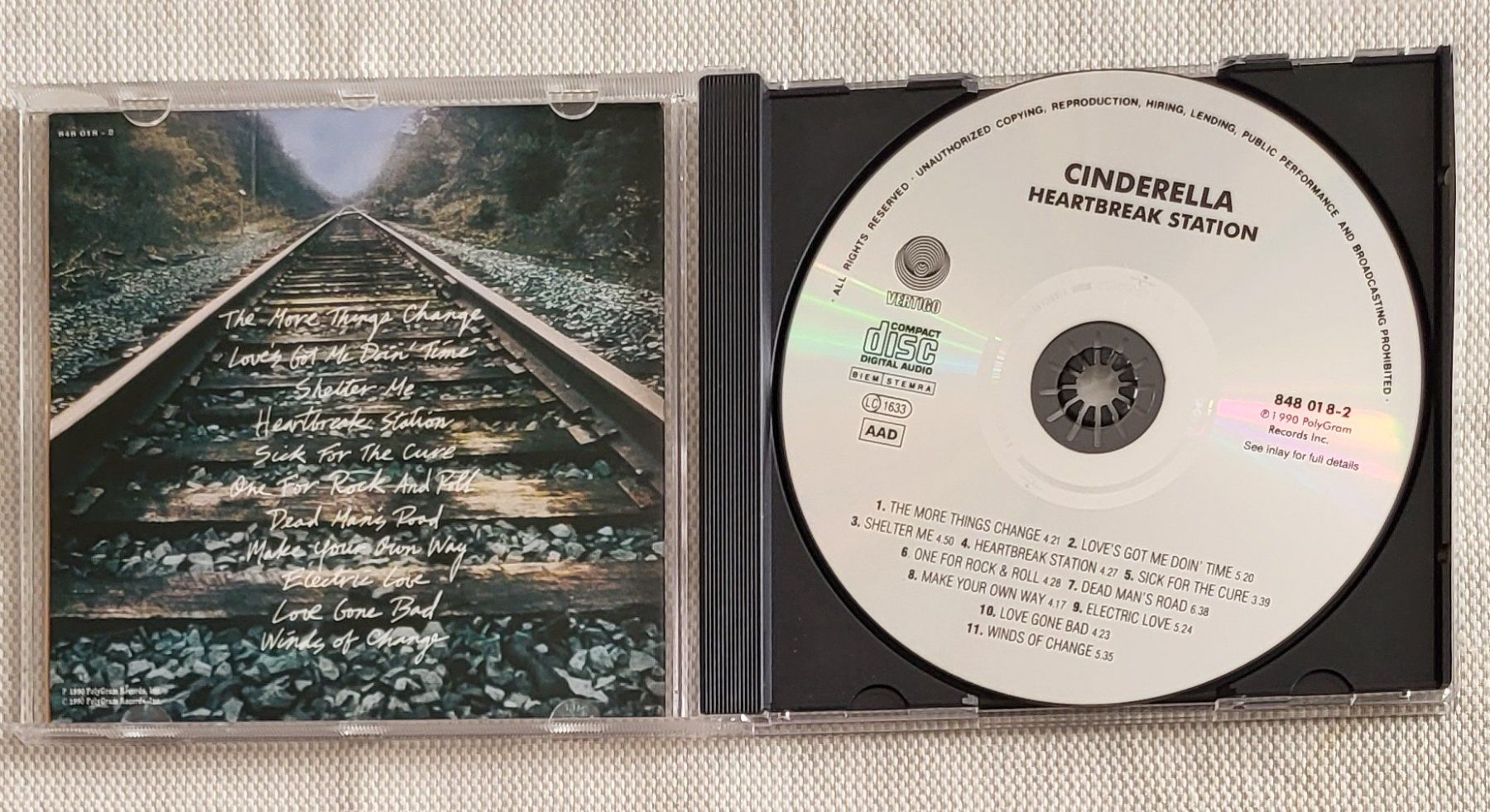 CDs: Cinderella - Hearbreak station – Gebraucht aus Villars-sur-glane von Epsilonhike 2