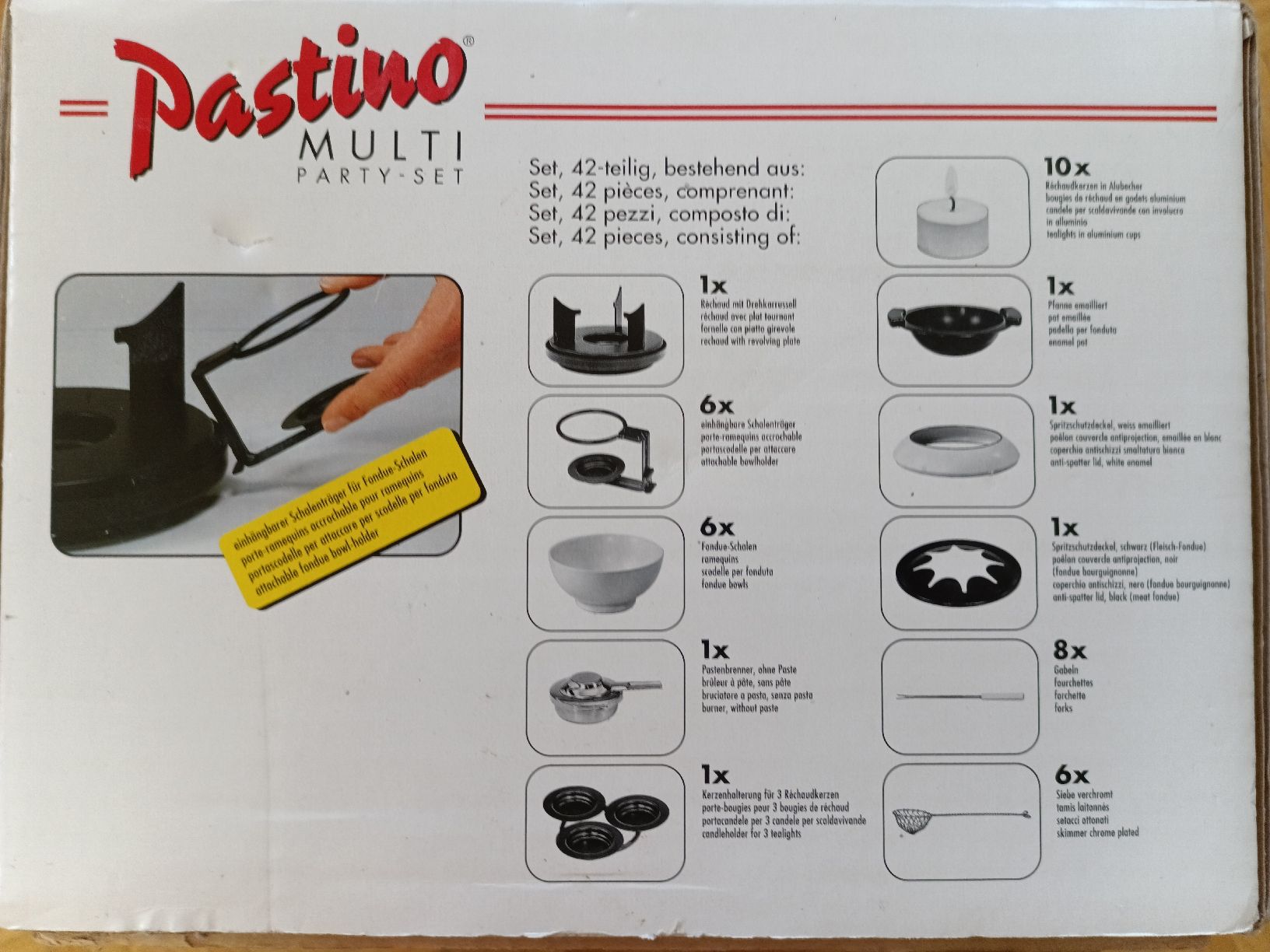 Elettrodomestici da cucina: Pastino  PARTY-SET – Nuovo e nell'imballaggio originale da Grenchen venduto da evg_fg7z 3