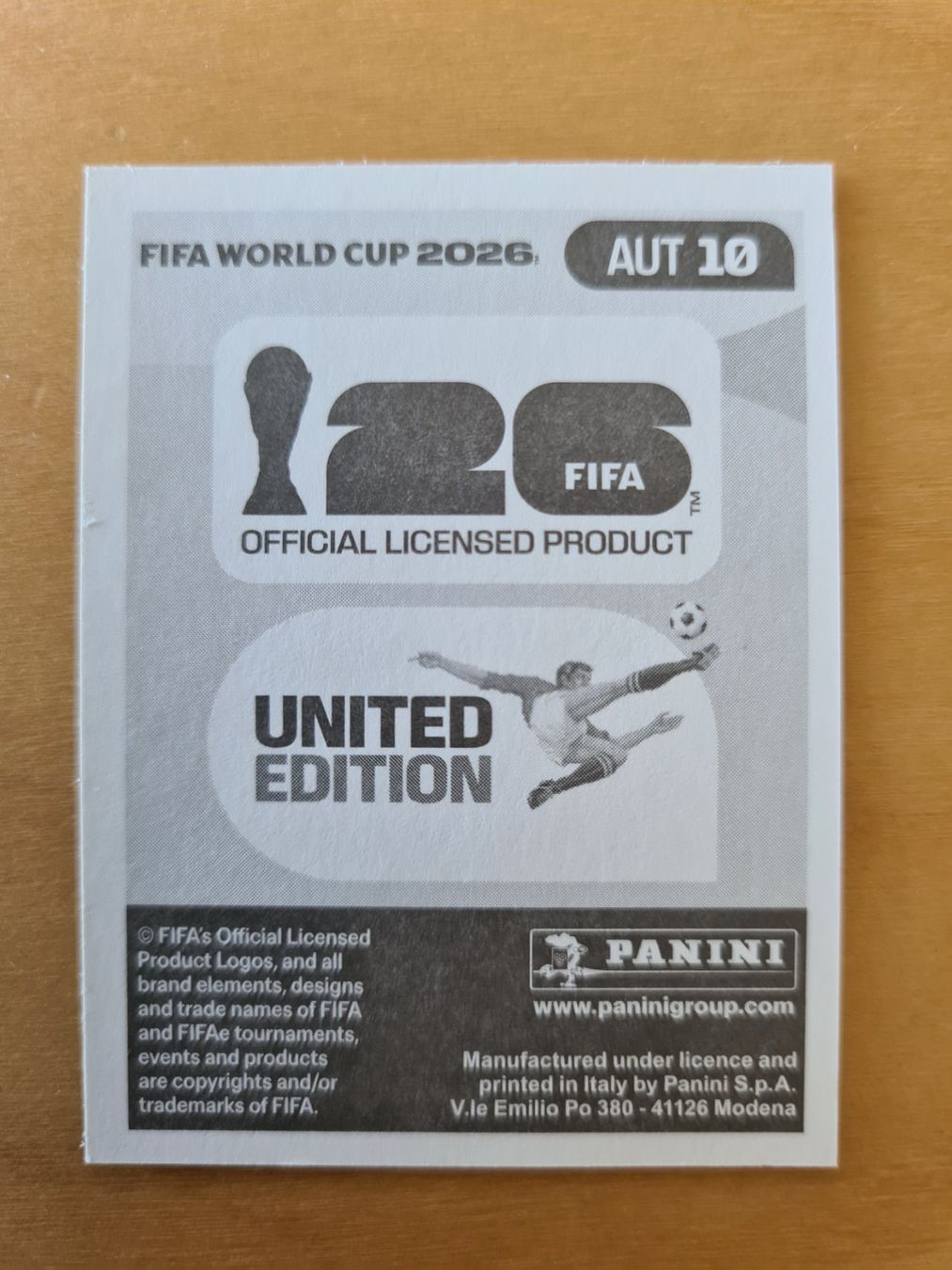 Panini Carte collezionabili: Panini Fifa World Cup 2026 Nr. – Nuovo (secondo la descrizione) da Oberwil BL venduto da Spieltopia 1