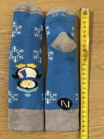 Wie neu: Ski Winter Socken mit Pinguin Motiv Gr 23-26