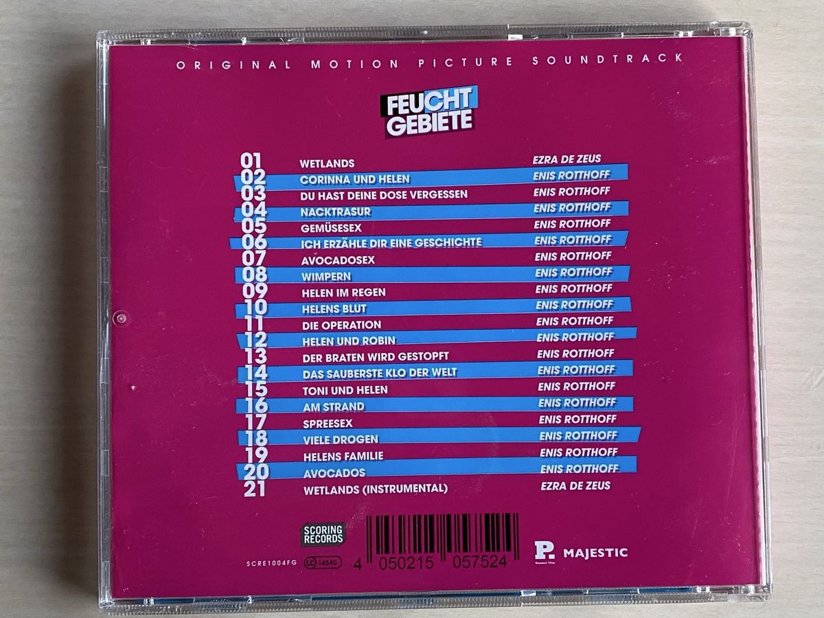CD: Soundtrack Feuchtgebiete - Enis Rotthoff – Usato da Oberried Brienz venduto da Chyara 1