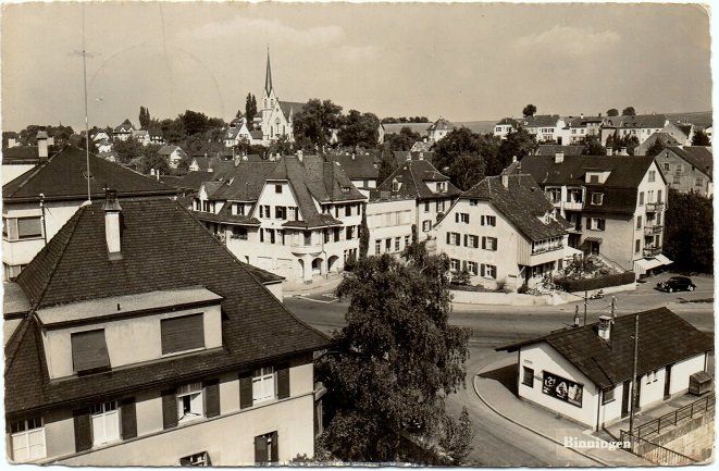 Cartoline postali: BINNINGEN – Usato da Jona venduto da philajona