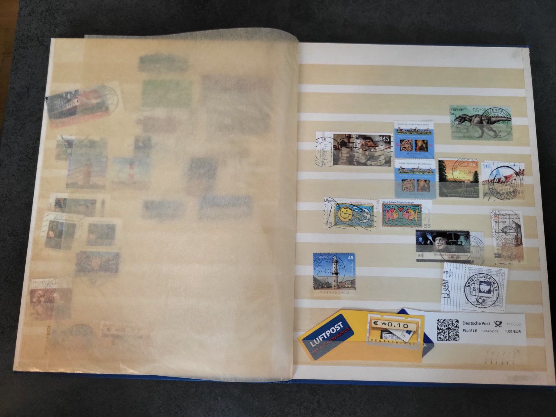 Alle Briefmarken: Sammlung Album Deutschland – Gebraucht aus Rümlang von Turrin 4