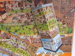 1500er Puzzle Loup, "Heye", Commedia Olympica, Jahrgang 1974
