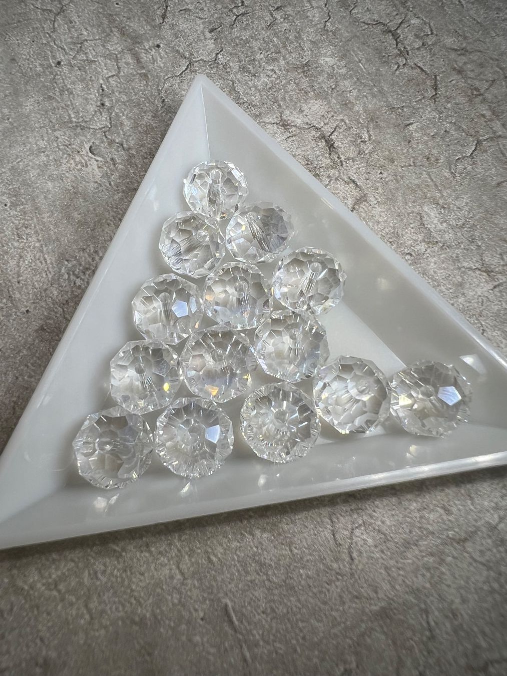 Perle (finte): Glas Perlen - 10 x 8 mm NR2 – Nuovo e nell'imballaggio originale da Stein AG venduto da Anastasia_Asya