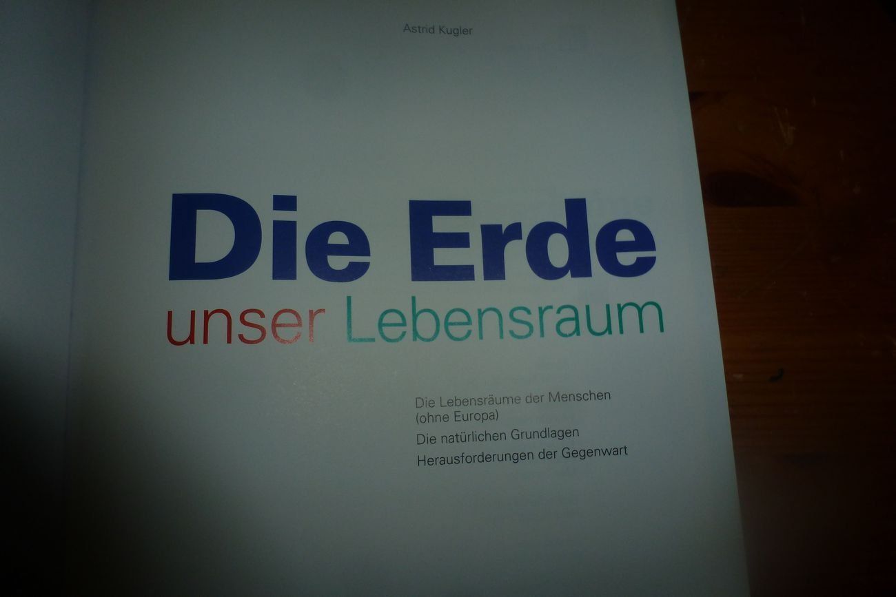 Libri: Die Erde unser Lebensraum 05.08.2006 – Usato da Emmen venduto da newcar4you 3