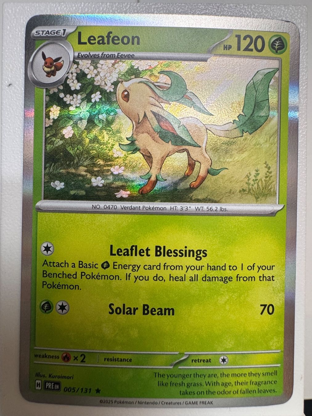 Pokémon Cartes à collectionner: Leafeon | Poké Ball Reverse Holo | 005/131 – Neuf (Voir description) à Bassersdorf par ero_9zp9