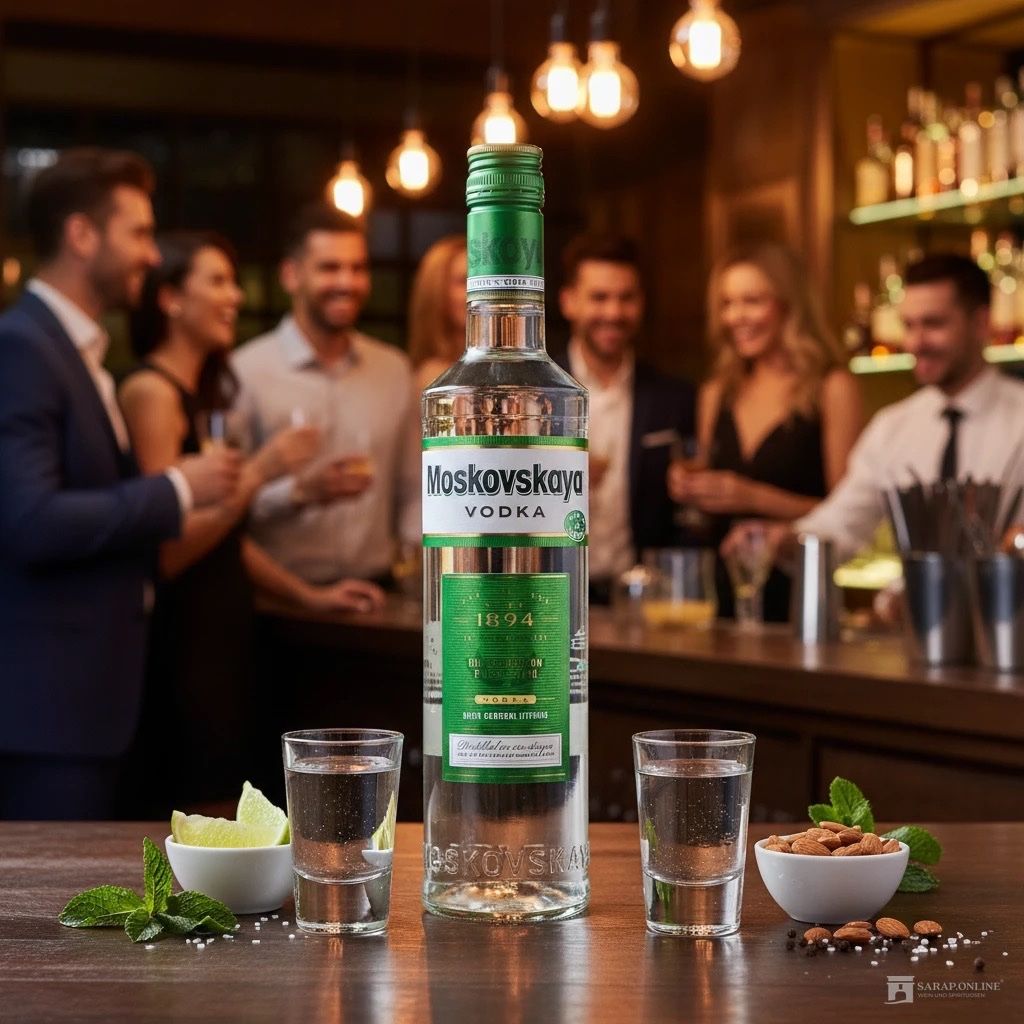 Spirituosen: Vodka Moskovskaya 0,5 lt. – Neu und originalverpackt aus Bülach von StoreInShop.com 8
