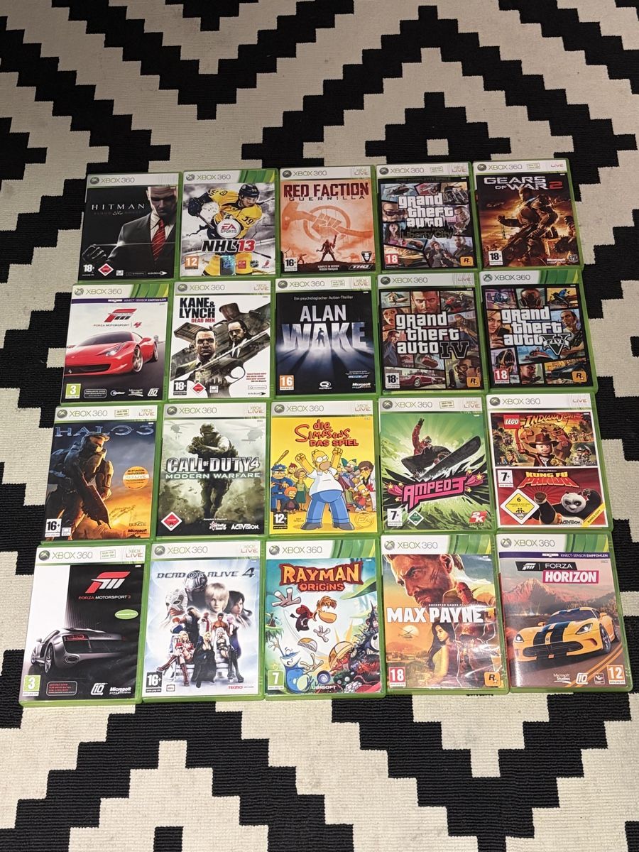 Microsoft Konsolen: Xbox 360 S / 2 Controller / 20 Games – Gebraucht aus Magden von Raybs7 3