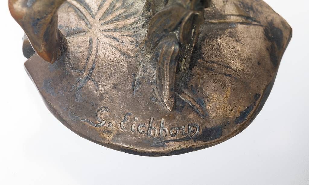 Sculture & Statue: Bronzefigur von Georg Eichhorn – Usato da Rothenburg venduto da Dreyem 4
