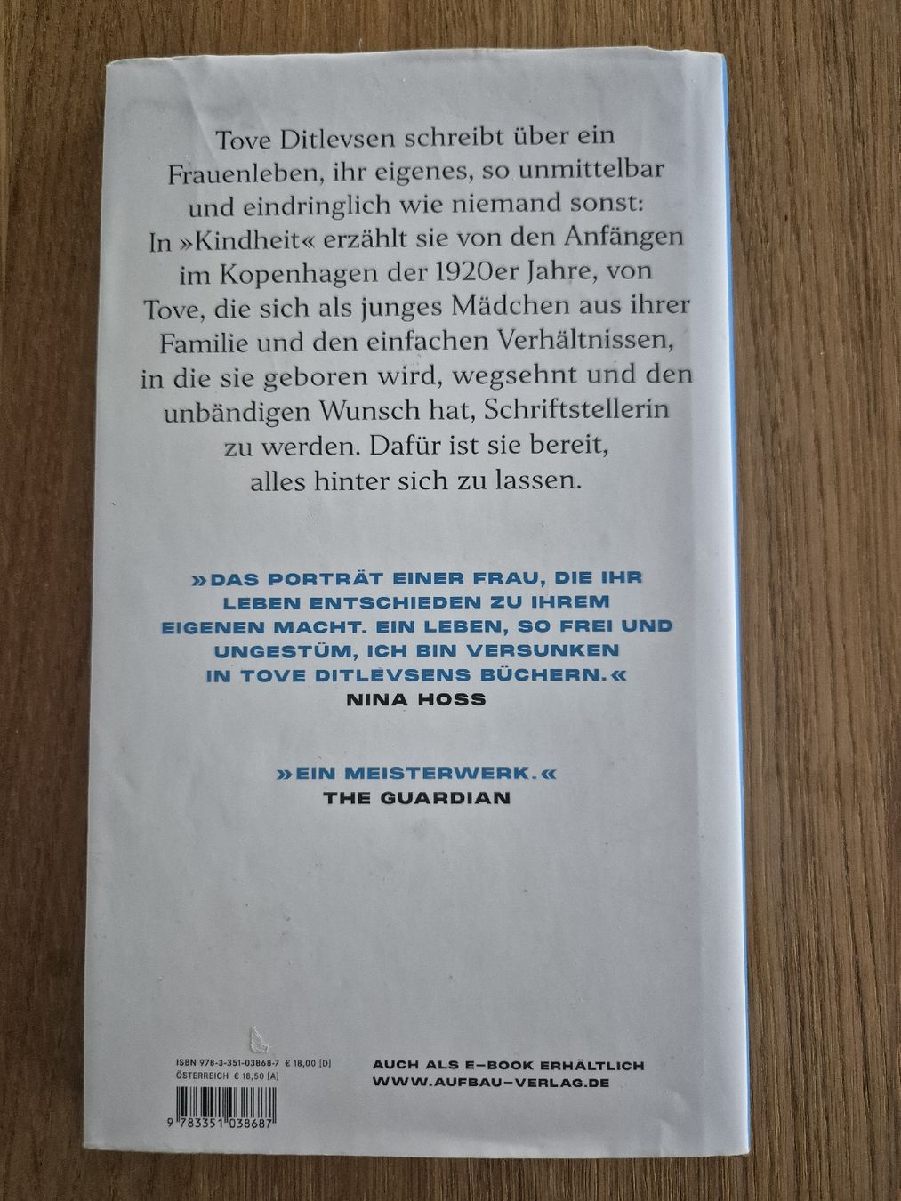 Libri: Tove Ditlevsen "Kindheit" Roman – Usato da Bern venduto da miruslav 1