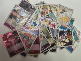 One Piece Card Game Konvolut diverse Karten guter Zustand