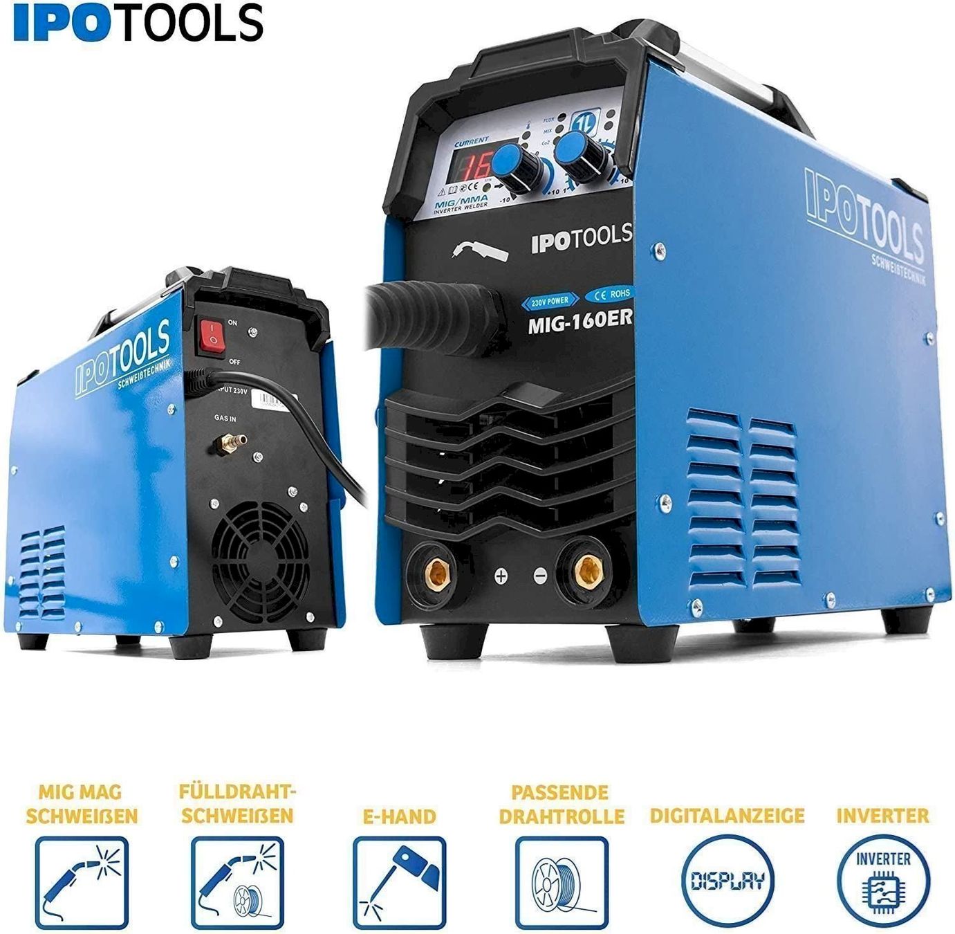 Löten & Schweissen: IPOTOOLS Inverter MIG MAG Schweißgerät – Neu und originalverpackt aus Bottighofen von zaap 2