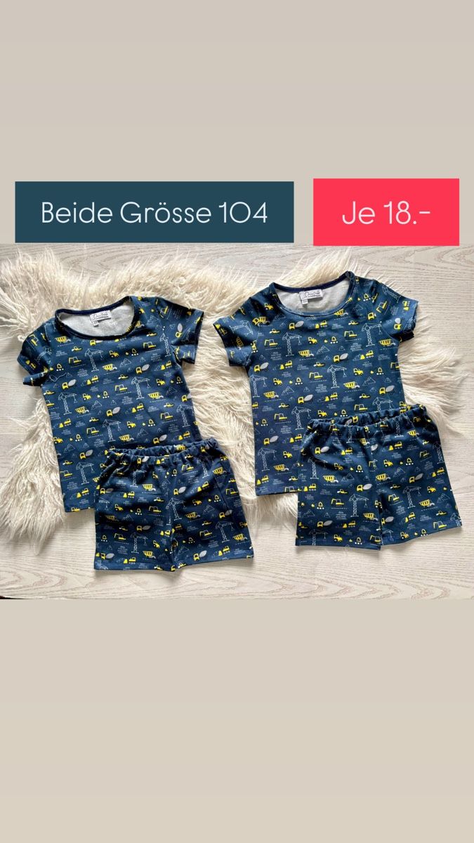 Pigiama & Simili: Handmade Sommerpyjamas – Nuovo e nell'imballaggio originale da Dörflingen venduto da Daniela141187 3
