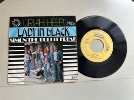 URIAH HEEP tolle Single Lady in black Kult Top Hit Hensley
