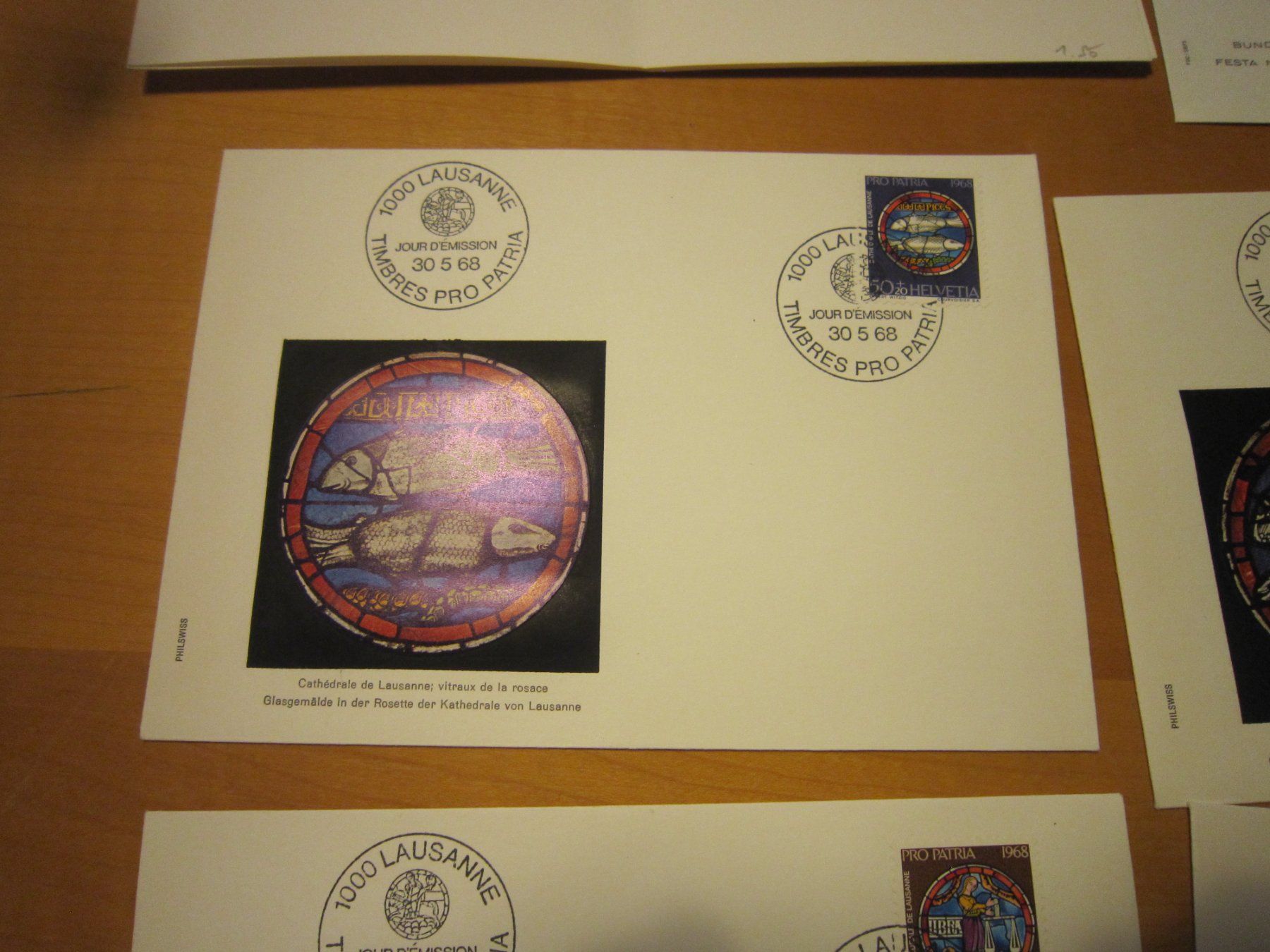 Tutti i francobolli: PP 1968 FDC Serie und einzeln auf Spezialbriefe – Usato da Gordola venduto da Polentaefung 4
