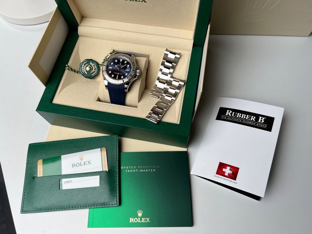 Yachtmaster kautschukband best sale