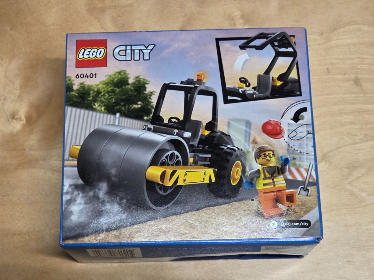 Lego Kit di costruzioni: LEGO City 60401 Construction Steamroller – Nuovo e nell'imballaggio originale da Basadingen venduto da NekoBricks 2