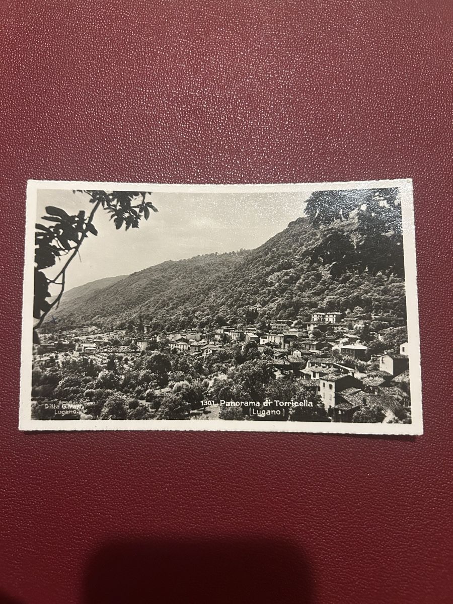 Cartoline postali: Torricella 1954 – Usato da Breganzona venduto da Milesbo