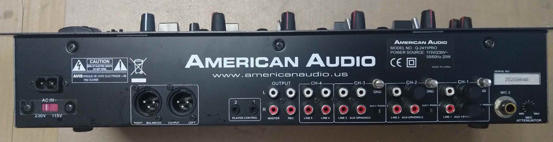 Platines de mixage: DJ Mixer American Audio – D'occasion à Hemishofen par Roefix94 1