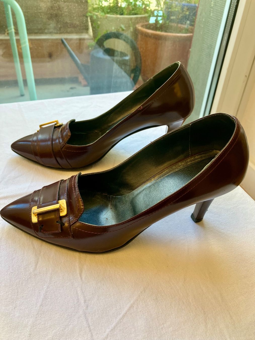 Navyboot Scarpe da donna: NAVYBOOT Leder Pumps, Burgund, Grösse 37 – Usato da Zürich venduto da mou_j96c