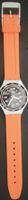 Swatch Uhr orange Band Metallgehause guter Zustand