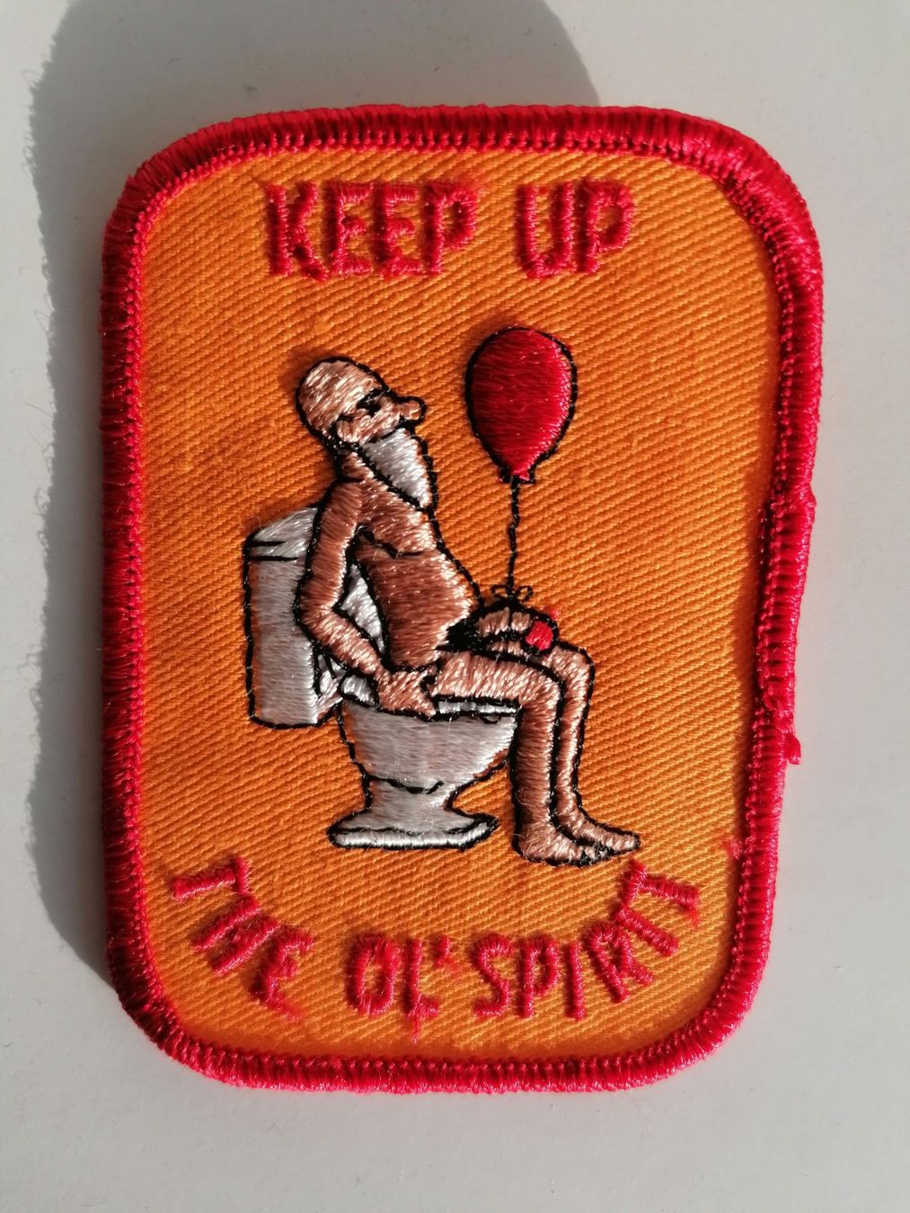 Toppe: Aufnäher "Keep Up The Ol' Spirit". – Nuovo (secondo la descrizione) da Bottmingen venduto da dah_cfj9