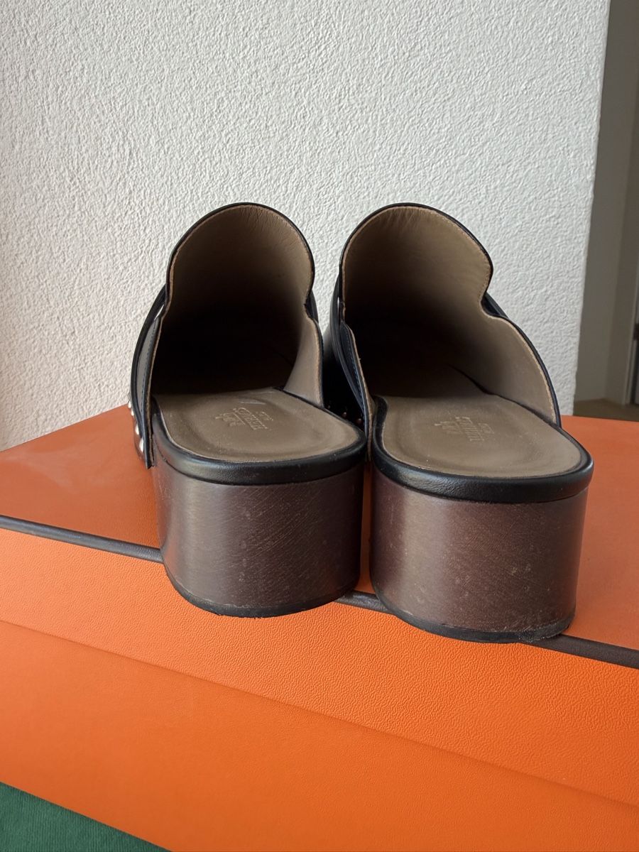 Hermès Chaussures femmes: Hermès Carlotta Black 39 – D'occasion à Schindellegi par SeaAndAir 6