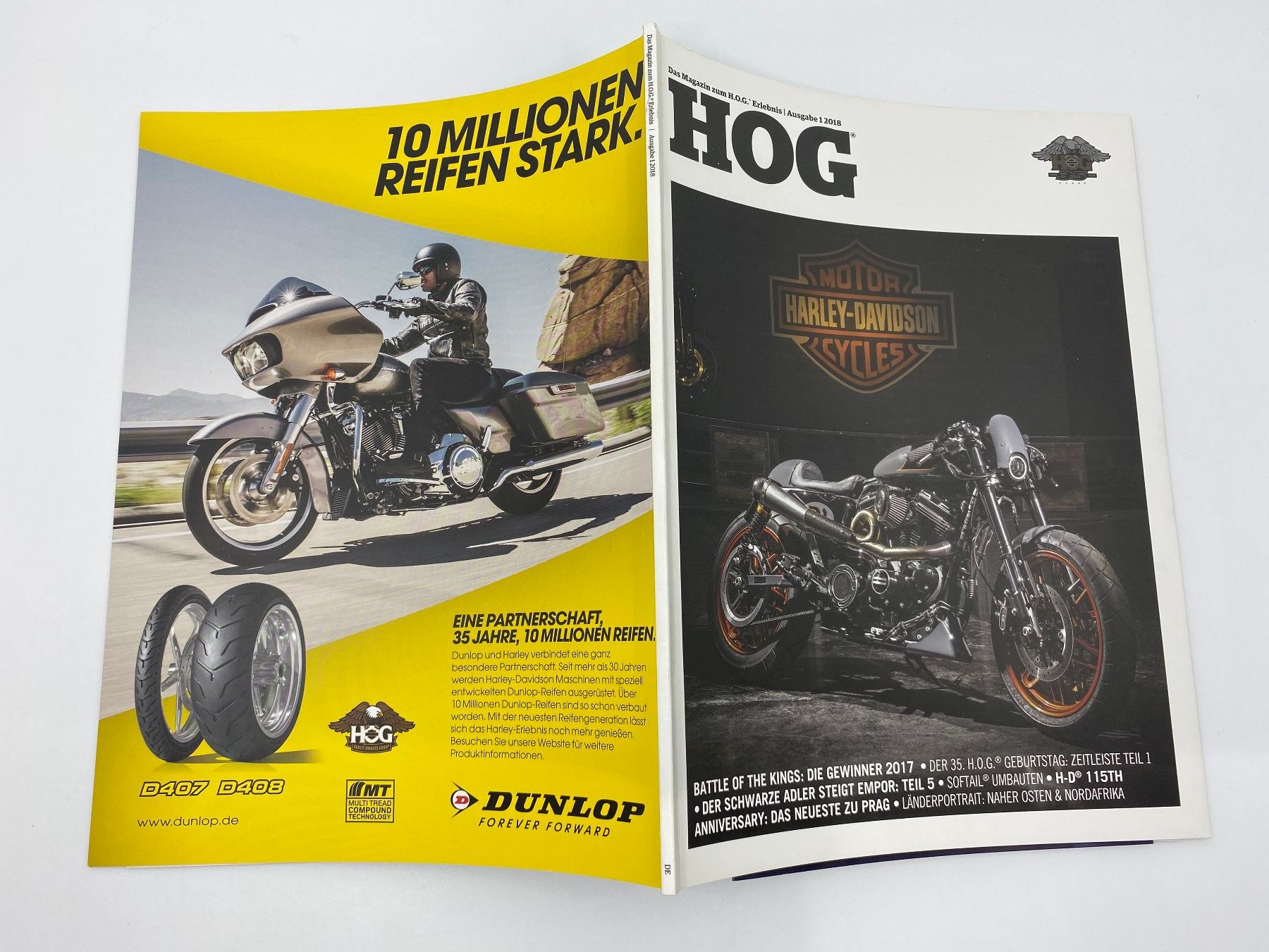 Riviste & Magazine: Harley Owners Group HOG Magazine 2018 – Usato da Langwiesen venduto da Restposten-24 2