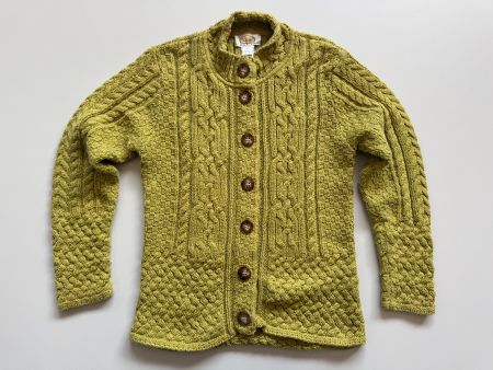 Talbots cardigan cable knit 90% cotton Women S