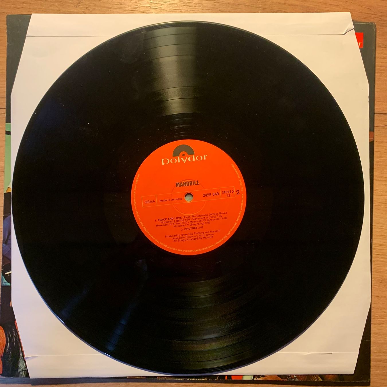 Dischi in vinile: Mandrill – Mandrill...OG GER 1971...VG+/VG+ – Usato da Gals venduto da Diskopatshop 2