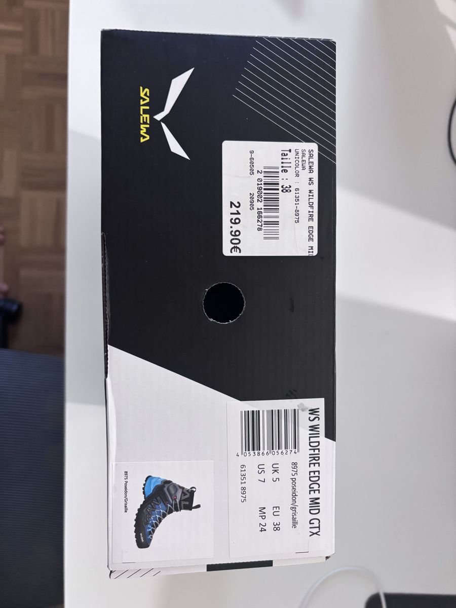 Salewa Scarpe da uomo: Salewa WS Wildfire Edge Mid GTX Boots Size 38  – Usato da Genève venduto da gai_w7bf 1
